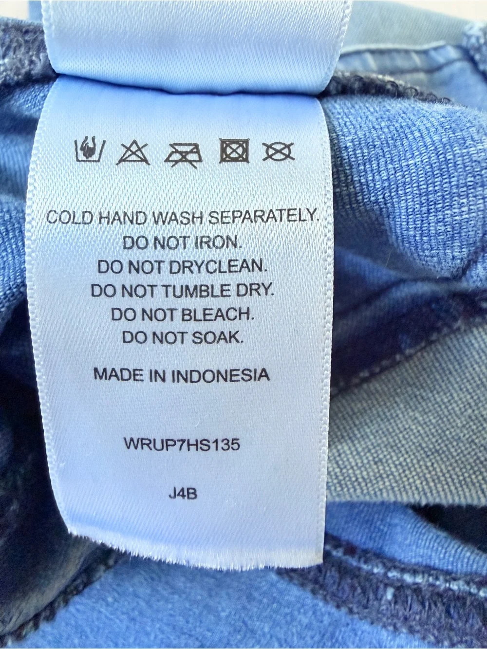 Freddy WRUP Denim High Waisted 3 Button Biker Shorts Light Blue Blue size 4 nWOT